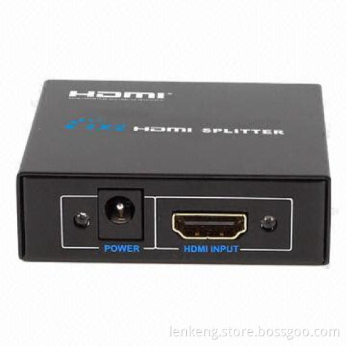 1 x 2 3D HDMI® Splitter, CE and FCC Marks, Supports 1,080P, HDCP Compliant